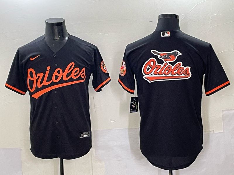 Men 2025 Baltimore Orioles Blank black Nike MLB Jersey style 032->baltimore orioles->MLB Jersey